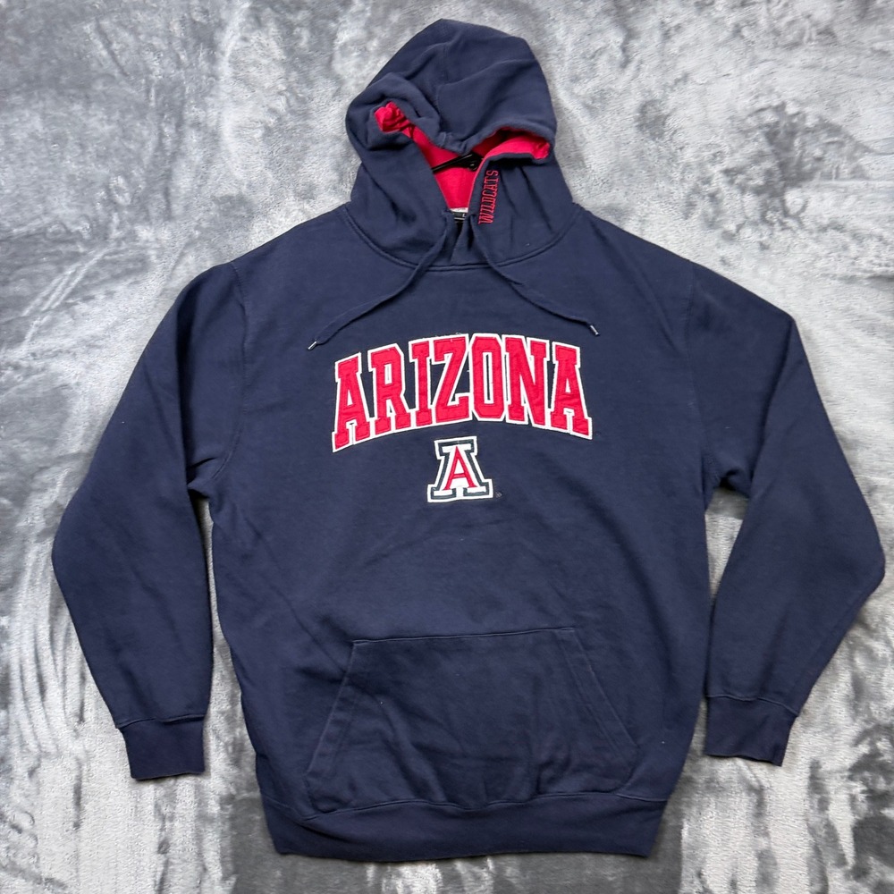Stadium Athletics Hoodie Men Large Navy Arizona Wildcats Embroidered Pullover